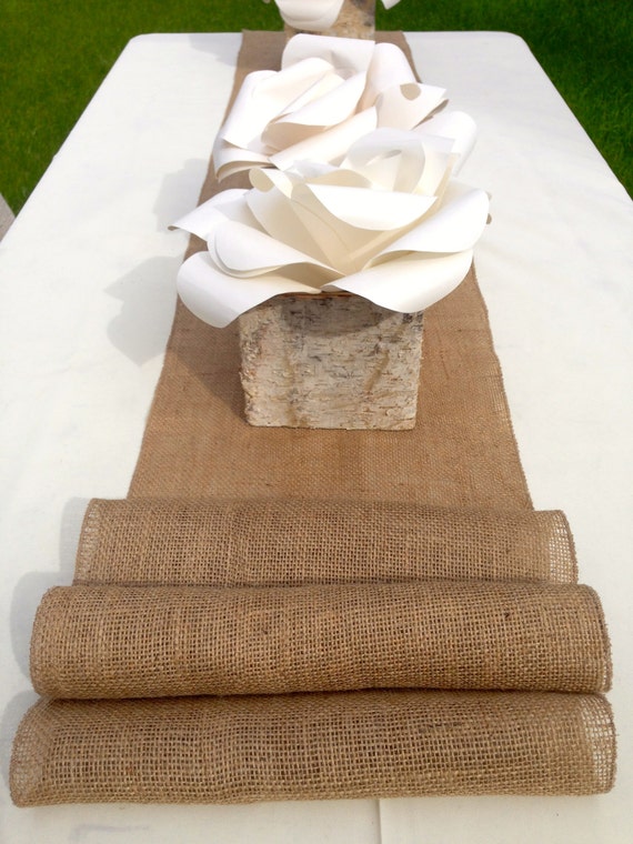 runner wedding, 8ft size  96'' table 14'' x  foot, wide Runner long, Table  decor table Burlap for