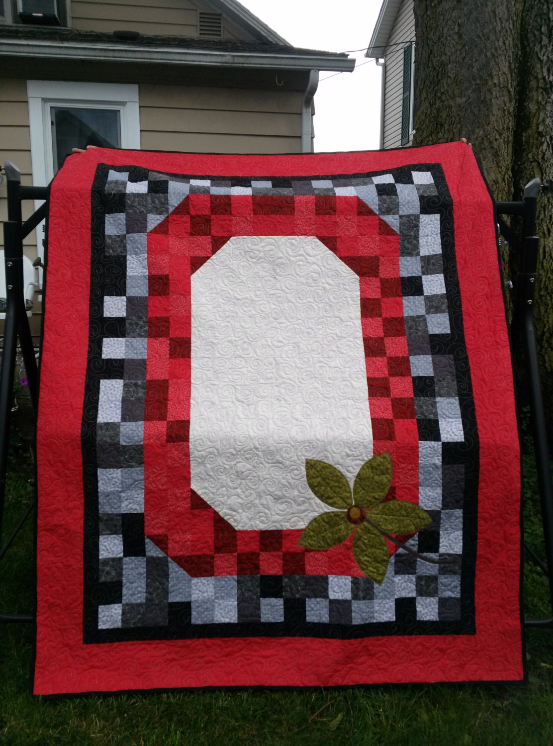 OSU BUCKEYES Ohio State QUILT Twin Quilt Includes Your Choice