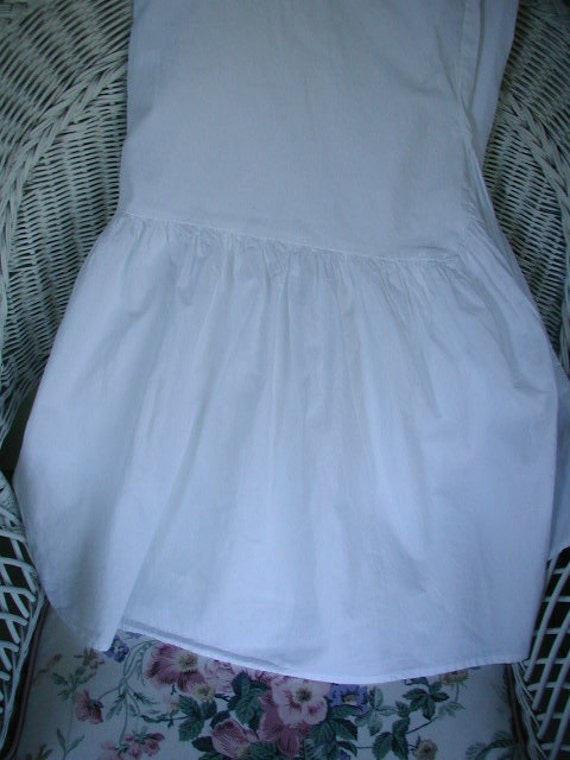Vintage Bed Skirt White Twin Size Simply Shabby Chic