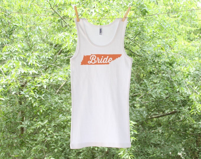 Bride - Tennessee (can personalize with wedding colors) - Scoop, Vneck or Tank - GC