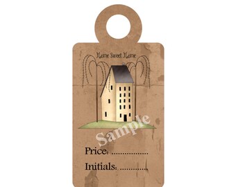 Printable Craft Fair Price Tags Primitive by CaptivatingCrafts4U