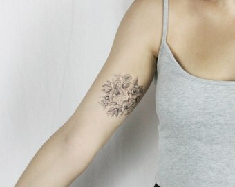 temporary tattoo 7 floral temporary tattoo tattoo flower temporary tattoo 7 floral temporary tattoo tattoo flower