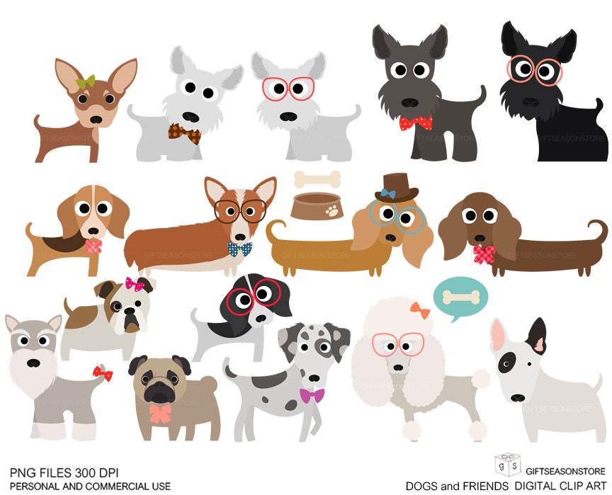 clipart dogs and puppies - photo #46