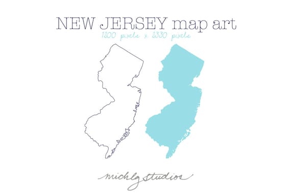 clipart new jersey map - photo #10