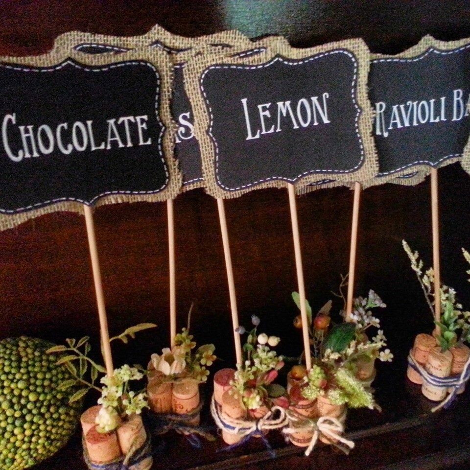 Custom Order For Five Mini Chalkboard Sign For Food Stations