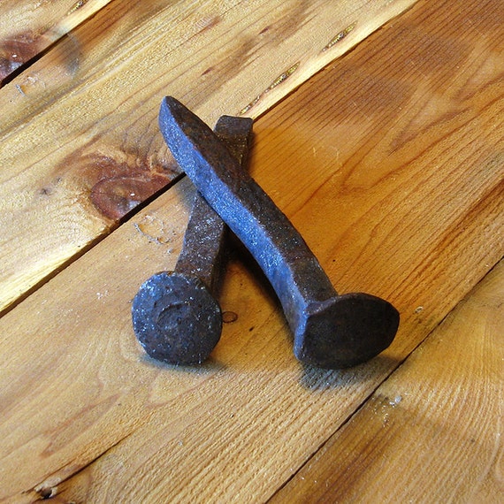Railroad Spikes Rustic Iron Nails Hook Supplies