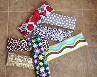 All natural flax seed neck pillow. Hot/cold