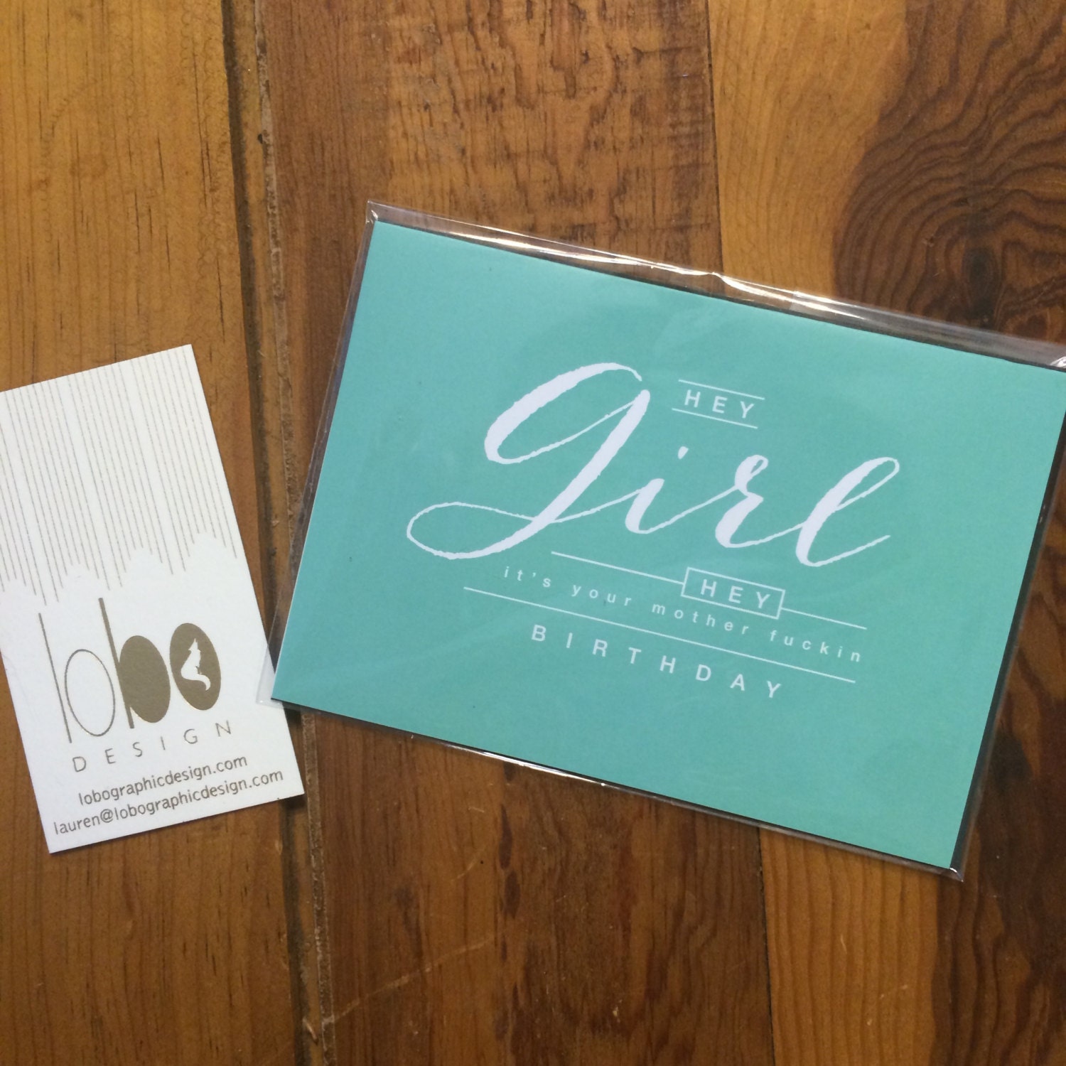 Hey Girl Hey birthday Card