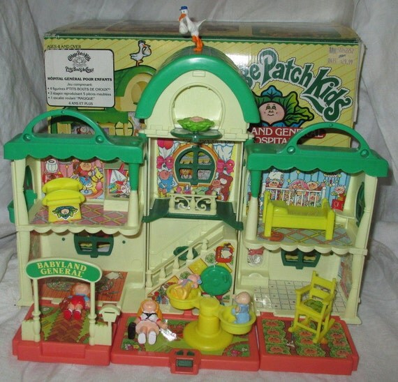 Vintage Cabbage Patch Kids Babyland General Hospital Playset
