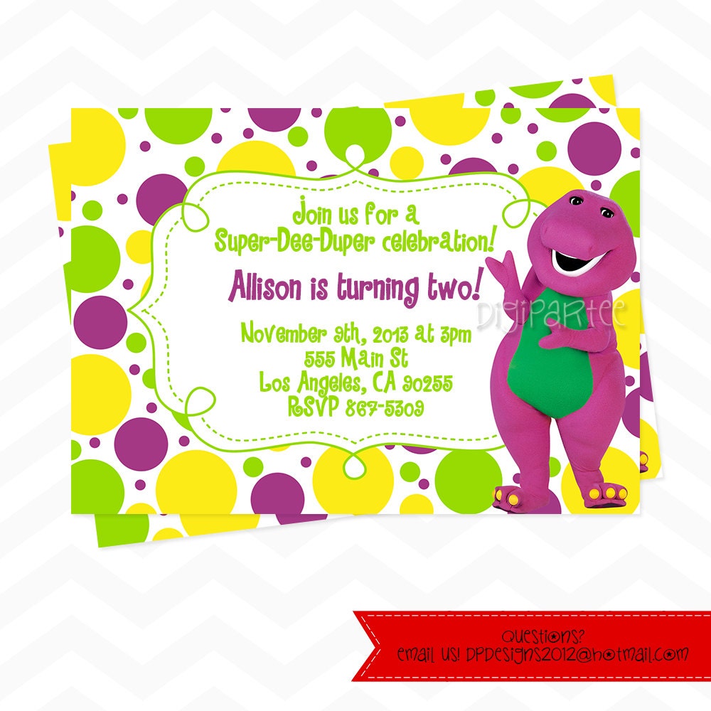 barney-invitation-by-dpdesigns2012-on-etsy