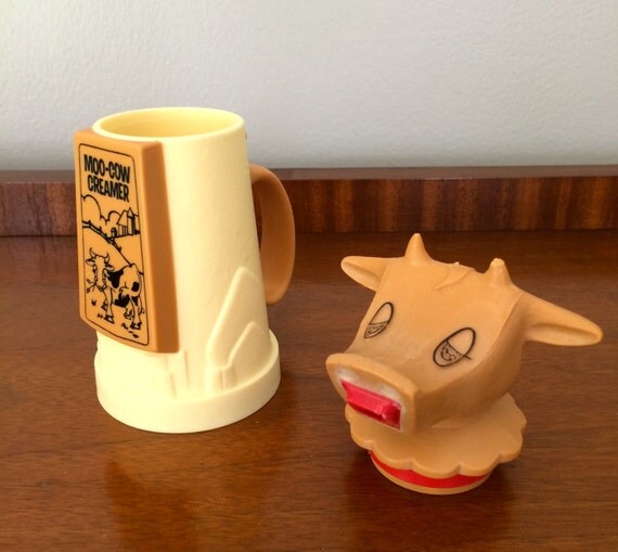 MooCow coffee creamer milk by PeachyPieVintage on Etsy