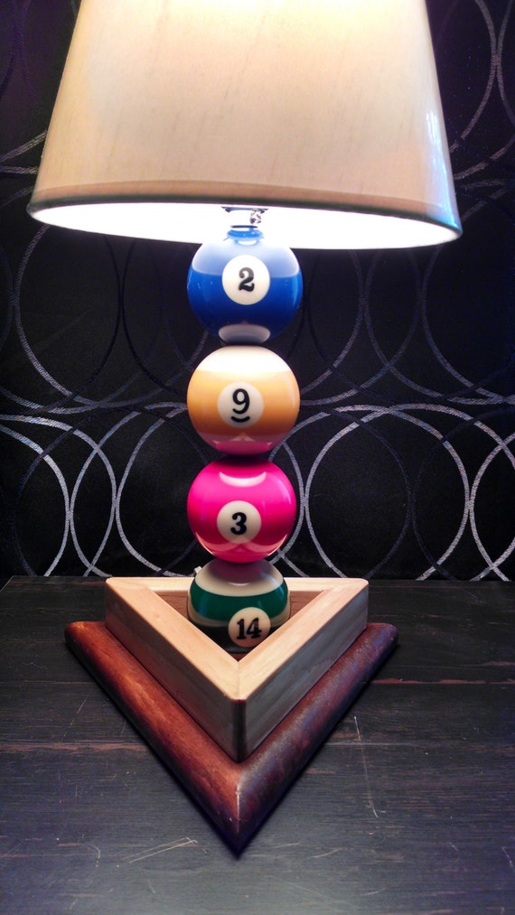 Billiard ball /Pool ball lamp.