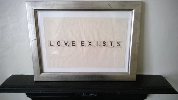 Love Exists - Romantic Fine Art Embroidery