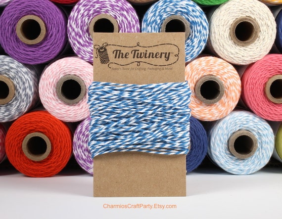 15 Yards of Twist Denim Blue Baker's Twine - String - Embellishment Packaging Craft Party Supplies Il_570xn