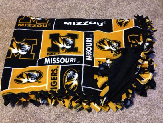 University of Missouri Tigers Fleece Tie by BlanketsUnlimited