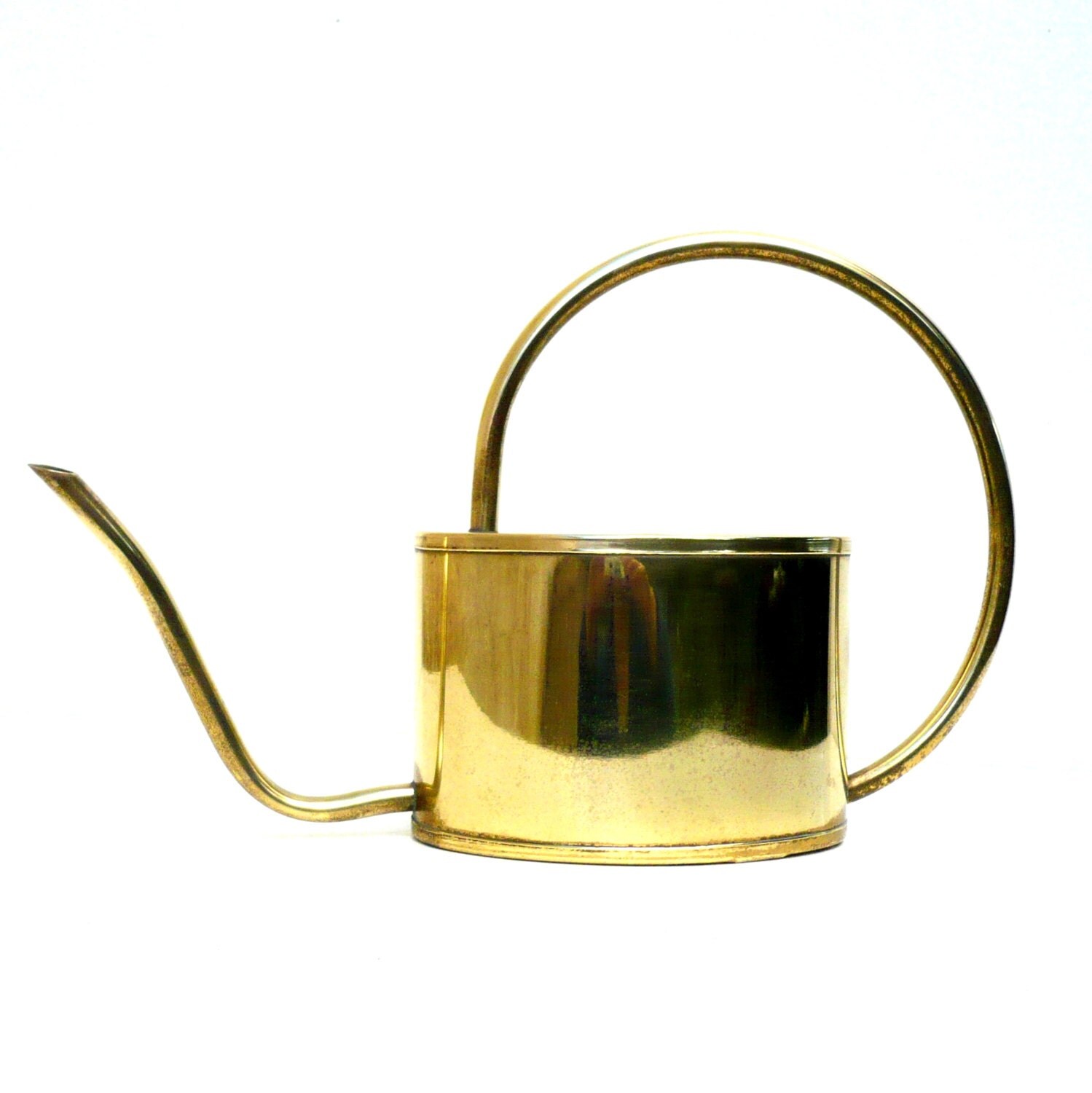 Brass Watering Can English Vintage Decorative Brass