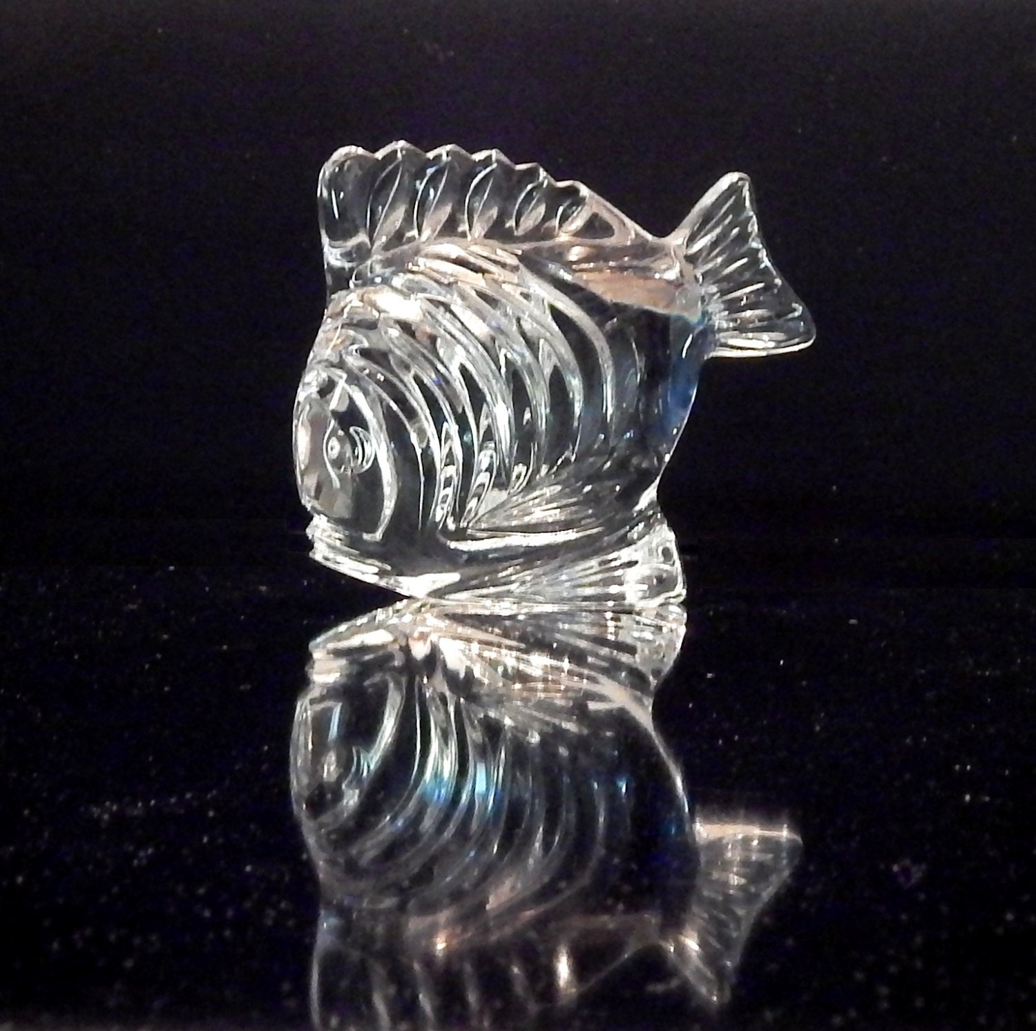 waterford crystal fish figurine