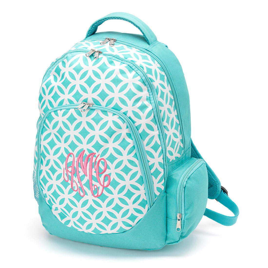 MONOGRAMMED BACKPACK and LUNCHBOX by SassyPantsEmbroidery on Etsy