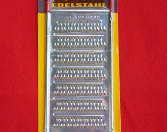 Vintage 70's NOS (New Old Stock) Stainless Steel Cheese Grater, Fisko Germany GR102
