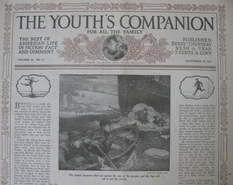 December 28 1922 The Youths Companion for All the Family - By Perry Mason Co., Boston, MA