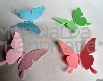 50 Paper butterflies - choose the color you like!