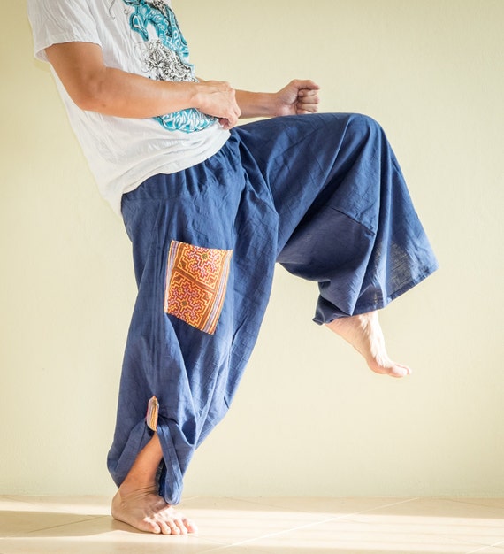 Active Baggy Open Leg Harem Pants Unisex by AmazingThaiStore