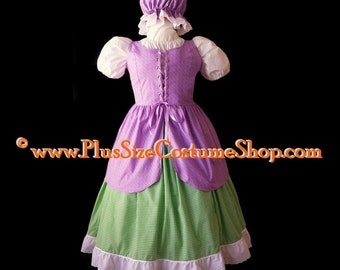Halloween Costume Little Miss Muffet Adult Womens Size 1X 2X 3X 4X 5X Halloween Costume Little Miss Muffet Adult Womens Size 1X 2X 3X 4X 5X