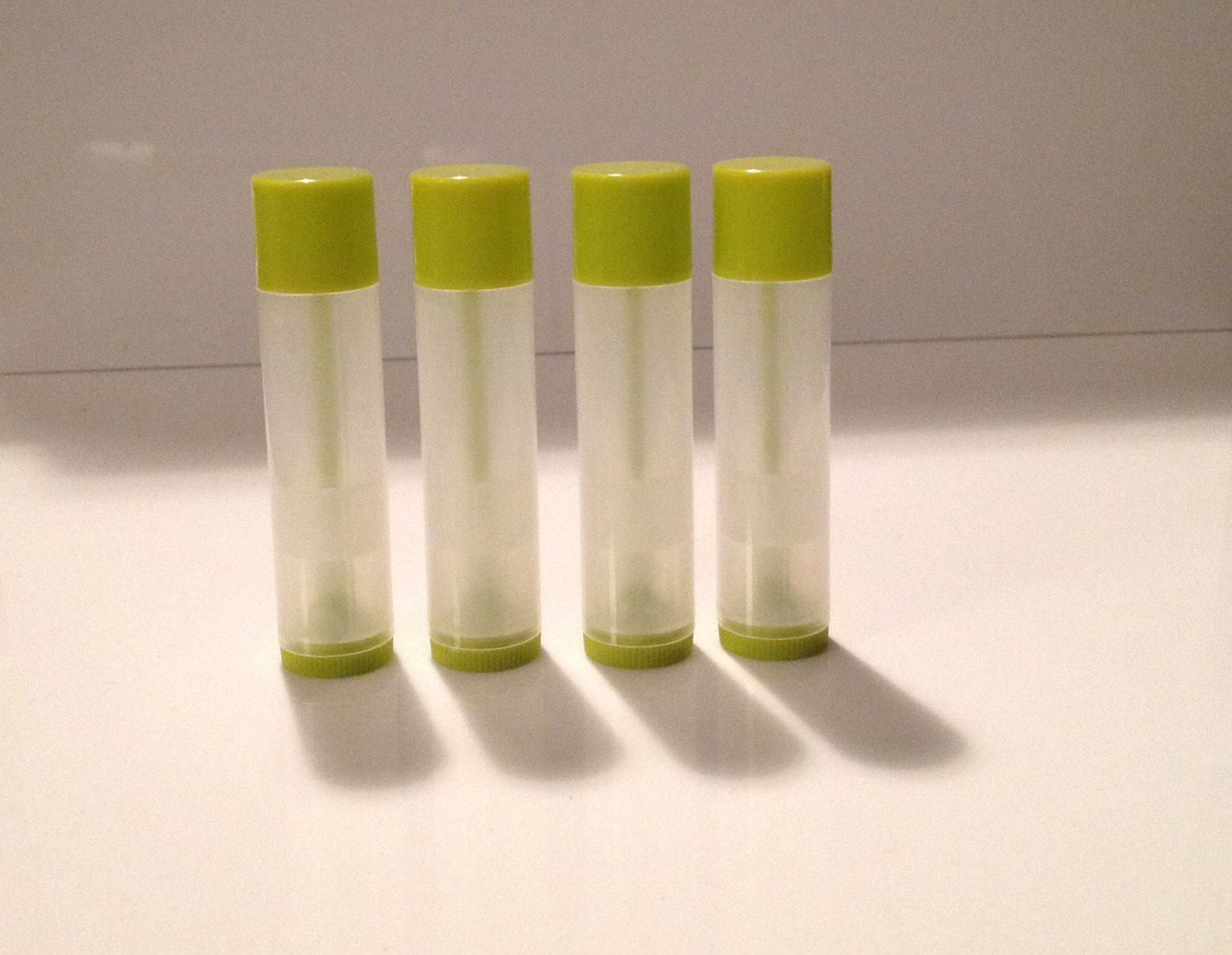 Natural Lip Balm Tube w/ Lime Green Cap and Turn by EscentialsOils