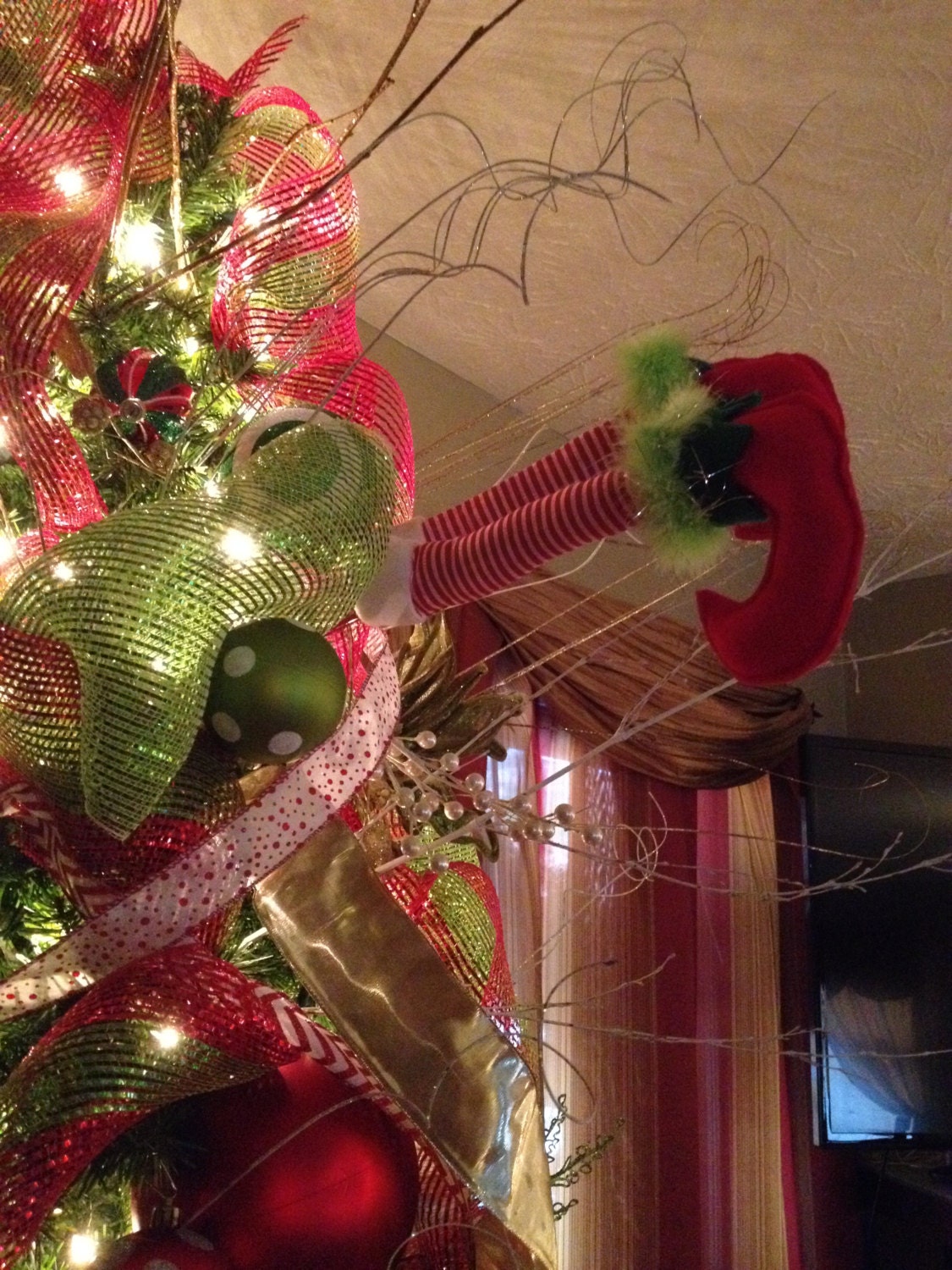 christmas tree elf floral picks elf leg legs 1 set of 2 legs christmas tree elf floral picks elf leg legs 1 set of 2 legs