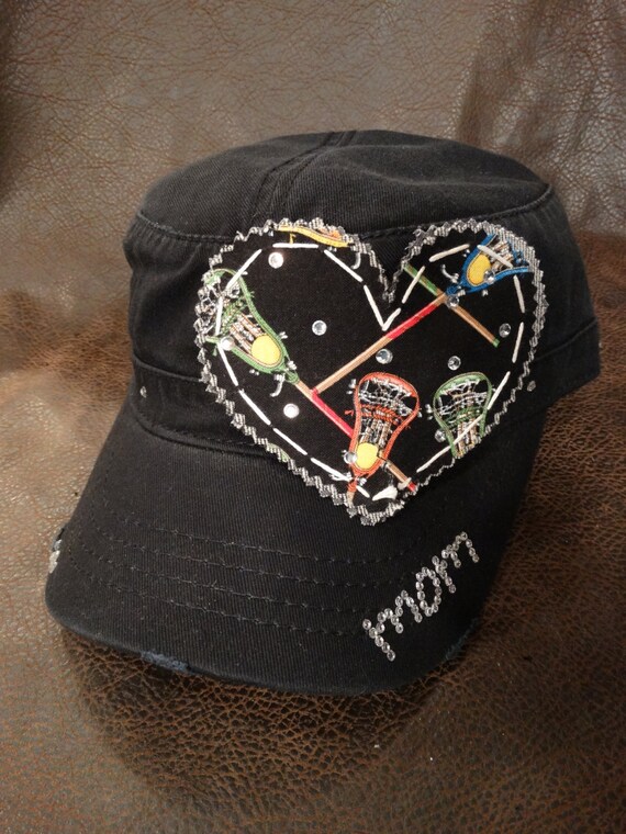 Love LAX Lacrosse mom cadet cap