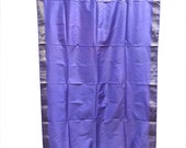 Christmas Home Decor Idea-Blue Window Drapes Panels Curtain Vinatge