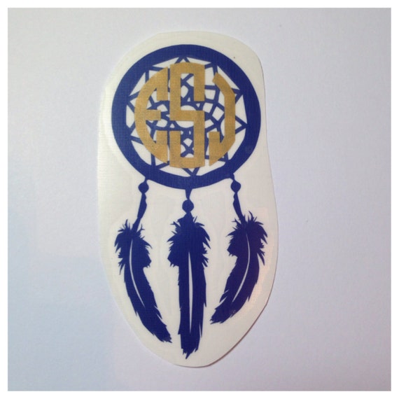 Download Monogrammed Dream Catcher Decal for Car by ...