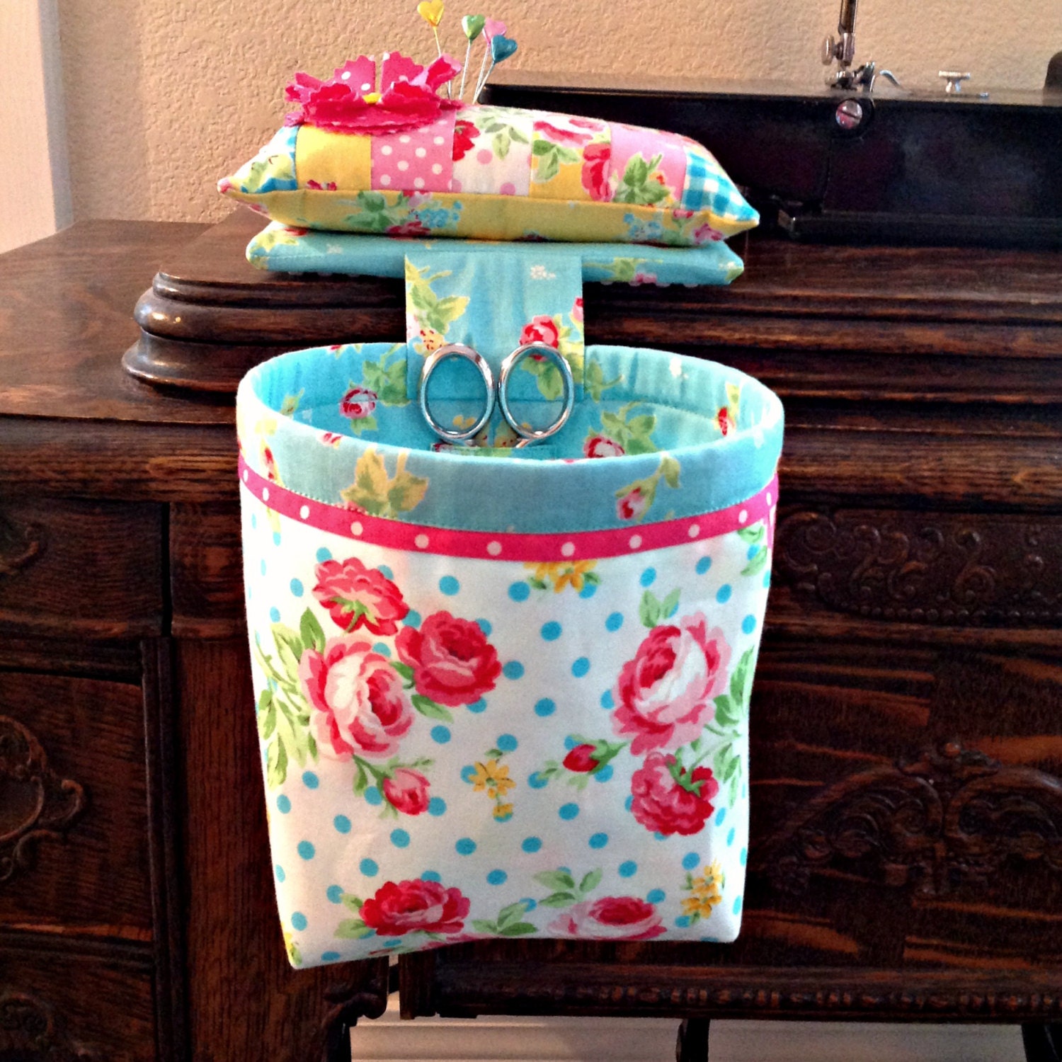 Handmade Sew In Style Thread Catcher With Detachable