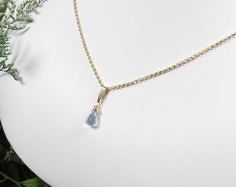 •STRAY• rainbow moonstone spear tear + gold necklace (various lengths)