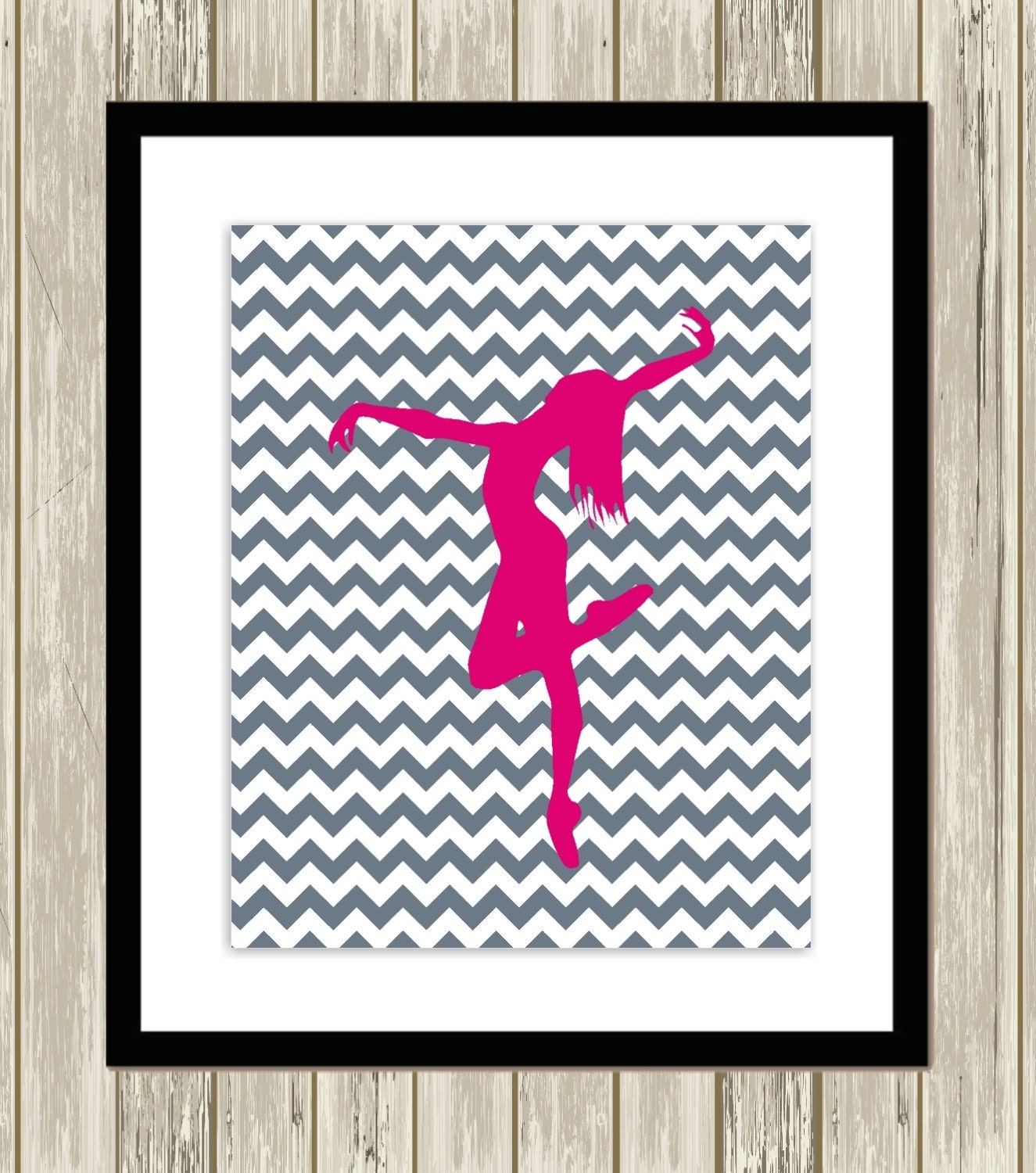 Dance wall art dancer girl girls room art dorm poster teen