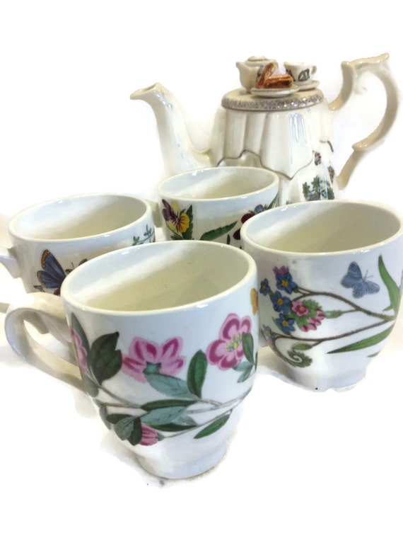 Portmeirion Botanical Garden Afternoon Tea Collectible Teapot