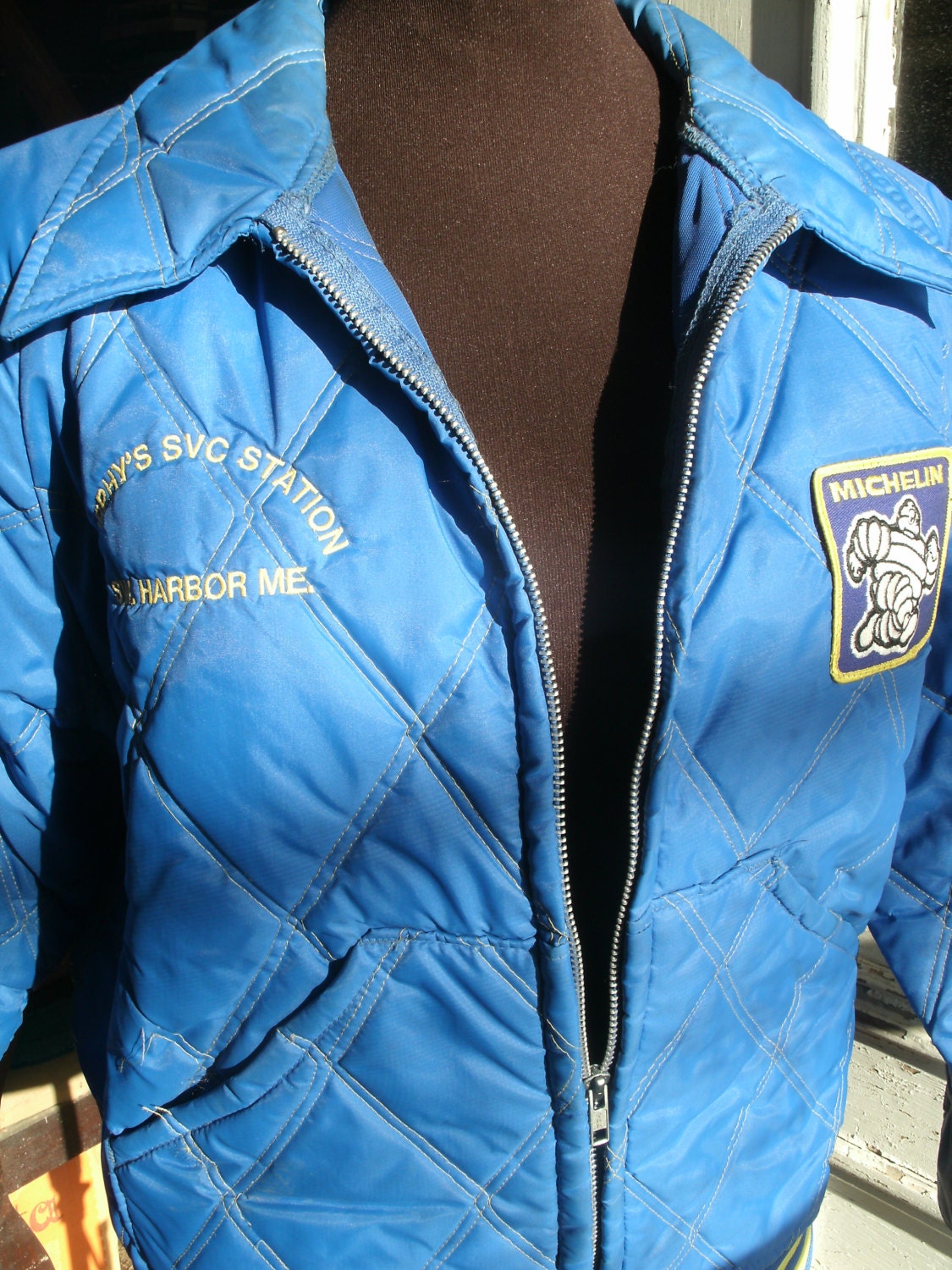 Vintage 1970's Michelin Jacket Gas Station Embroidered