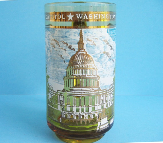 Mug US Capitol Washington DC Souvenir glass by 