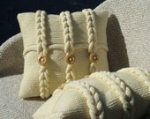 Ivory knitted pillows, chunky pillows, off-white throw pillows, knitted pillow case, knitted pillow cover, knitted cushion, mothers day gift