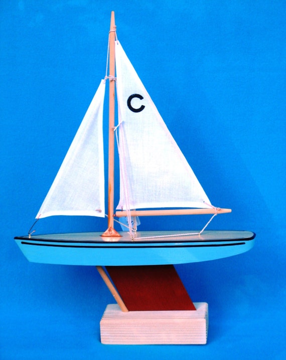 Pond Yacht model sailboat for sailing or by ConstellPondYachts