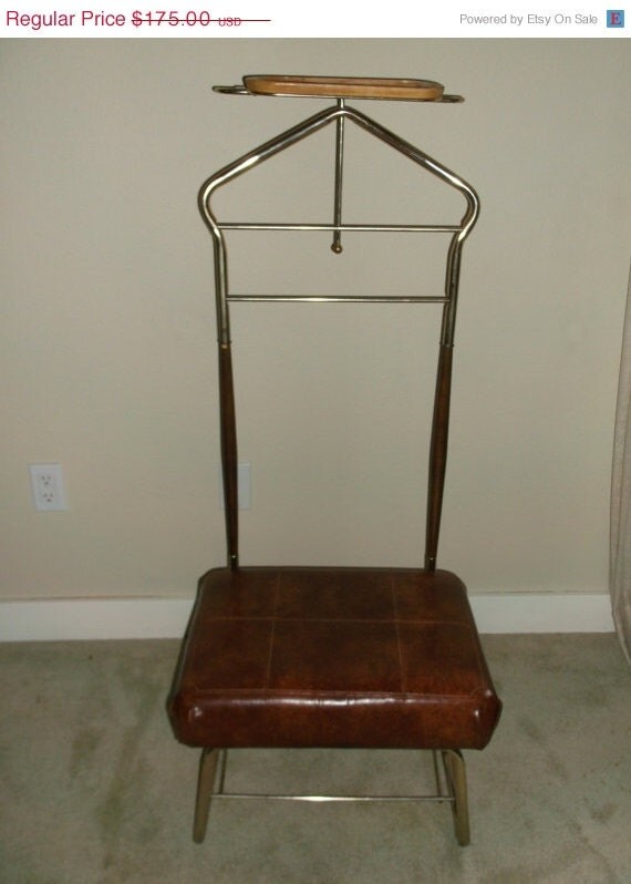 Vintage chair valet chair butler chair mens by VintageSpecialty