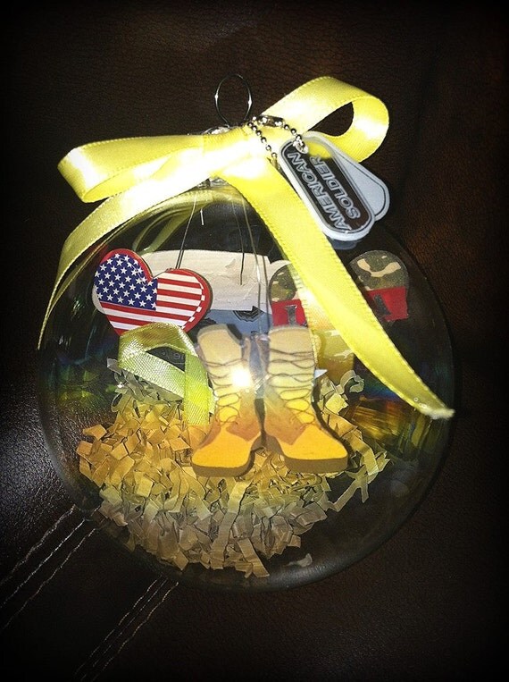 4in Military Ornament by NotUrOrdinaryOrnamnt on Etsy