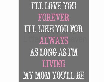 Grandma Quote Print granddaughter print grandma quote
