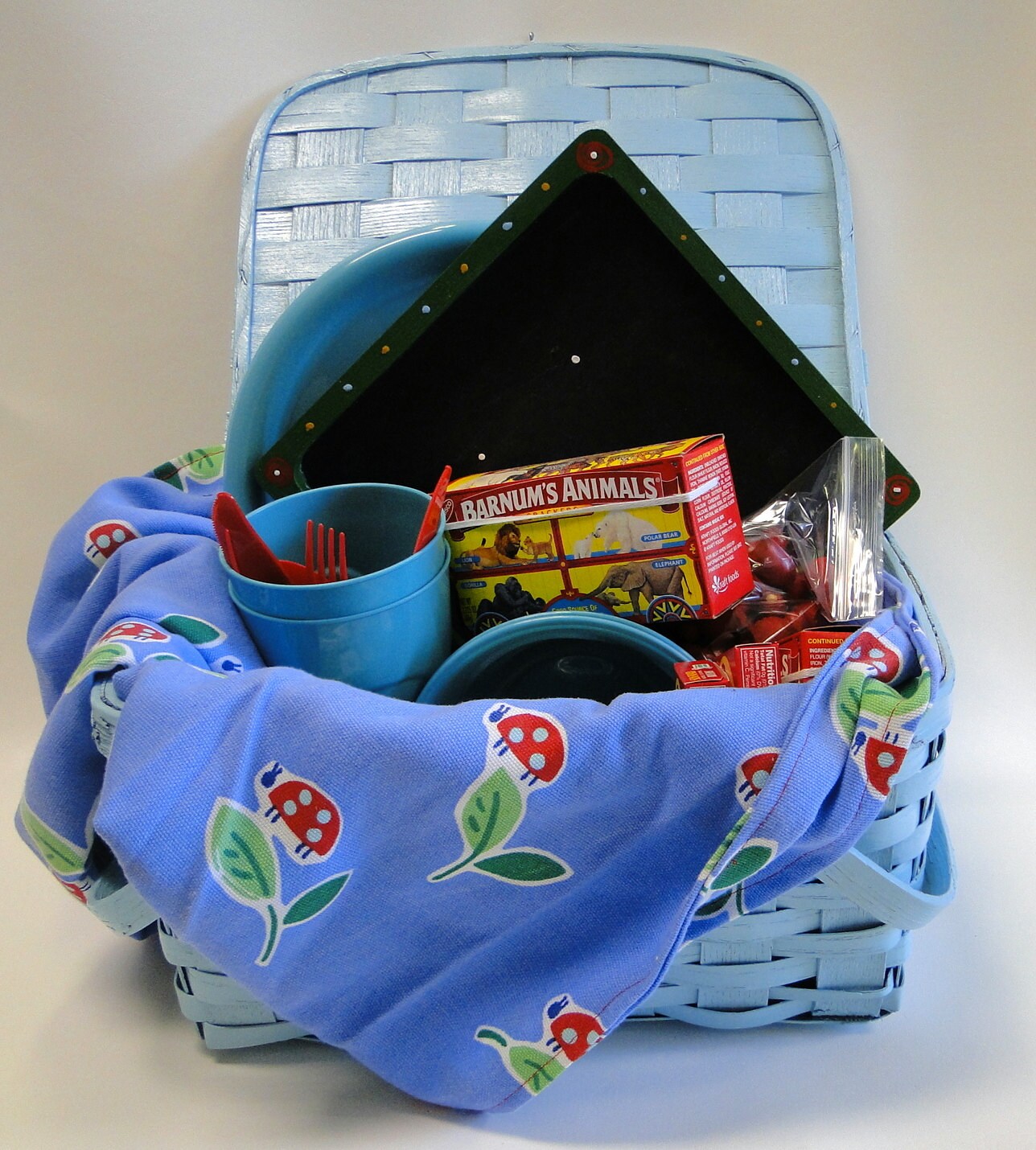 Child's Picnic Basket Friendship Picnic Basket by WhisperingBough