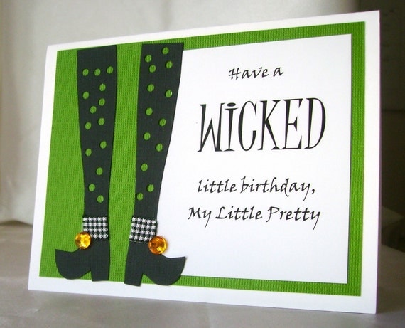 Wicked birthday card Birthday wishes Birthday card