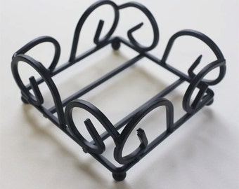 Square Wrought Iron Coaster Holder