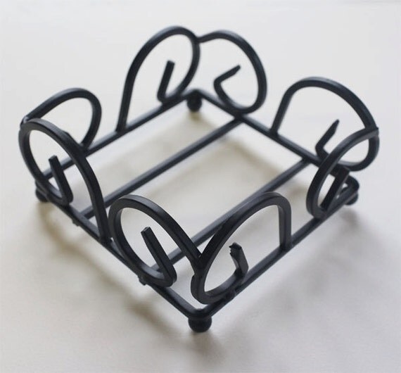 Square Wrought Iron Coaster Holder