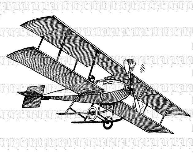 clipart antique airplane - photo #34