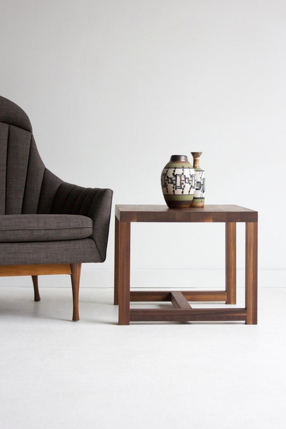 Items similar to walnut side table, wood side table, wood furniture