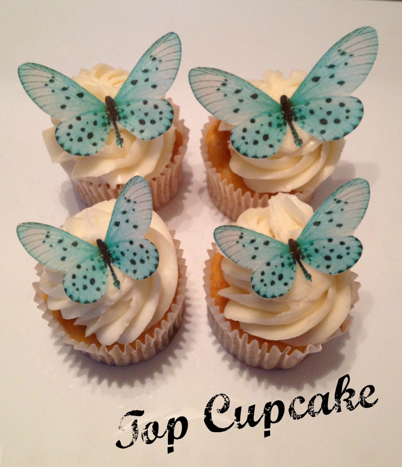Delicate Blue Edible Butterflies